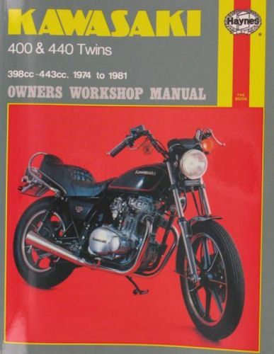 Haynes repair manual kz400/440 kawasaki kz400/d kz440a ltd kz400a dlx kz400s