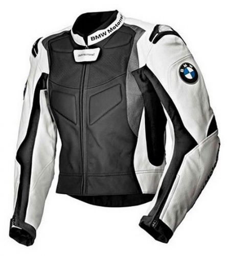 Bmw genuine motorcycle riding men's sport jacket eu-60 usa-50 black / grey gray