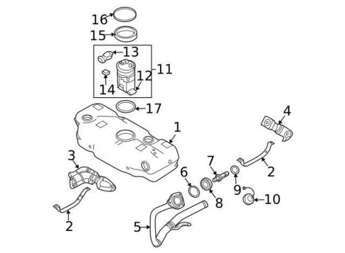 Genuine fuel sender unit 96865777