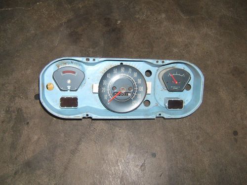 1966 pontiac gto original gauge cluster
