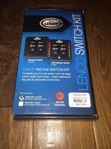 Lenco 15069-001 tactile switch kit 124ssrw/36&#034; pigtail new in box free s&amp;h!