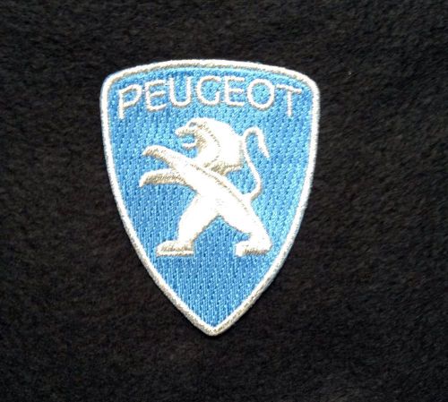 Peugeot auto car iron on embroidery patch  2.8 x 2.1 inc french citroen patches