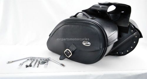 Saddlemen rigid mount teardrop saddlebags harley dyna super glide fxd 1996-2013