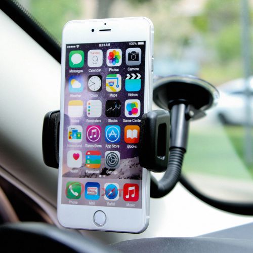 Windshield suction cup phone mount for apple iphone 6 plus 6s plus gooseneck df