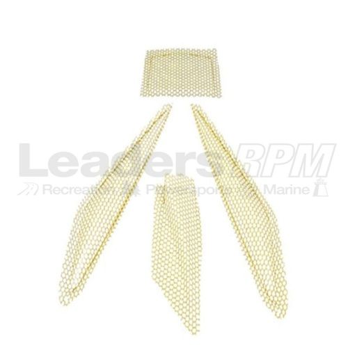 Ski-doo new oem rev snowmobile grille hood vent screen kit yellow 861782100