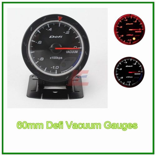 Find 60mm def advanced Vacuum gauge Amber red/ white lights black face