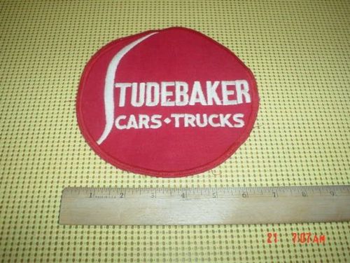 Studebaker cars-trucks nos red/white uniform patch