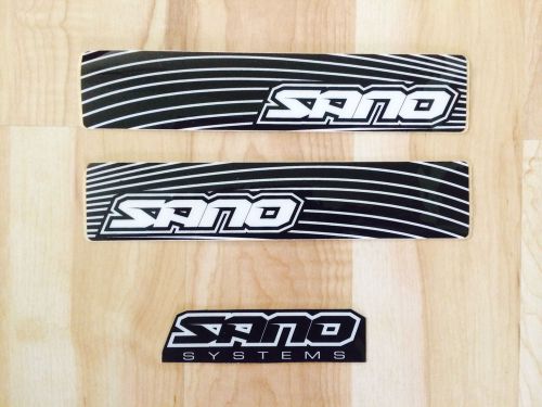 Sano swingarm stickers black pitbike motocross bbr ssr pitster minibike moto crf