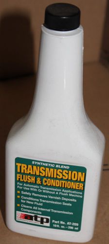 10 fl oz 296 ml synthetic blend transmission flush &amp; conditioner atp at-209 new
