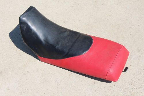 1987-2006 yamaha banshee complete seat cover latch foam pan black red r-25