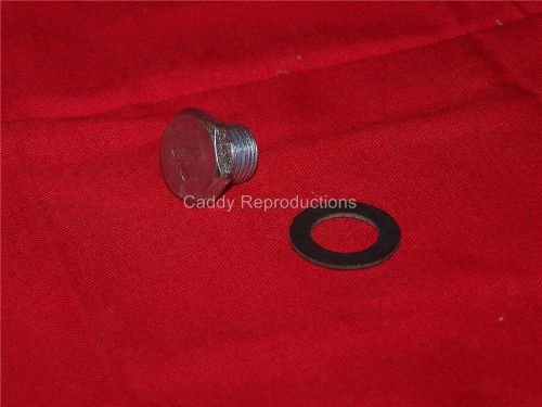 1949 - 1964 cadillac oil pan drain plug &amp; gasket
