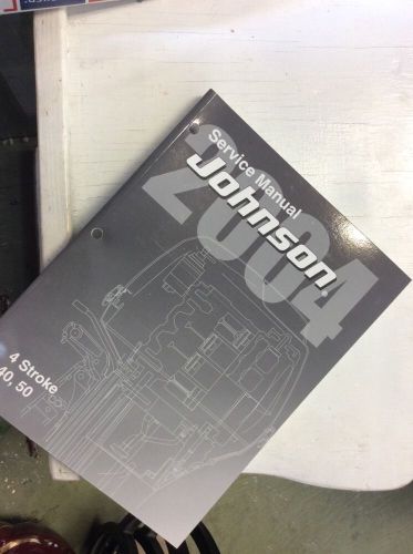 2004 johnson 4 stroke 40, 50 hp service manual outboard motor parts catalog
