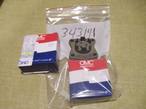 New oem johnson evinrude omc thermostat cover 343141 50 60 65 70 2 cylinder hl