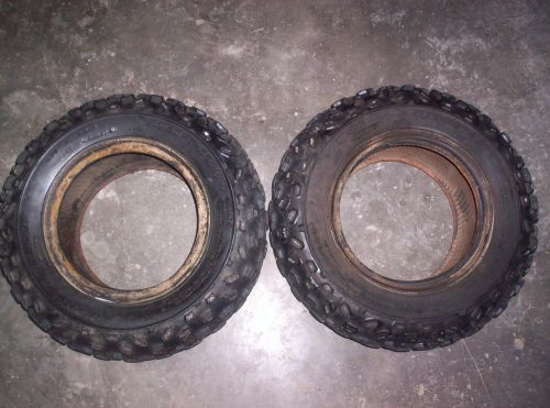 88 suzuki lt 230 lt230 quadrunner front tires 21x7-10 dunlop kt 686 9409