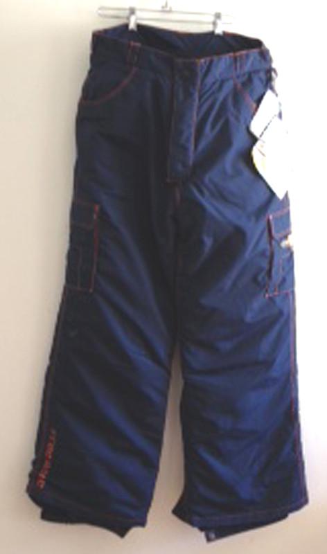 Coldwave men's freestyle base snow pant, dark blue w/orange stitching, size 34