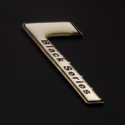 White black series for w204 w203 w211 w20721 badge side fender emblem sticker