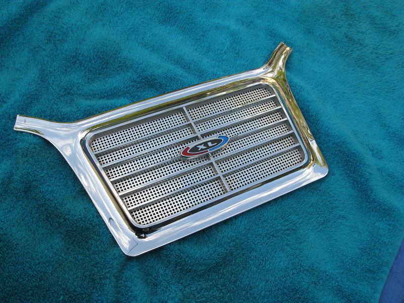 1964 ford galaxie 500xl rear seat speaker grill cover chrome 1963 63 64