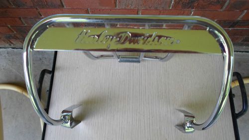Harley davidson dyna super glide luggage rack chrome