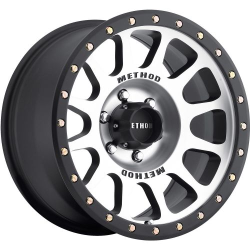 17x8.5 machined black nv 8x6.5 +0 wheels terra grappler g2 lt305/70r17 tires