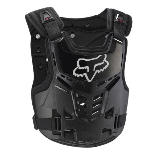 New fox racing youth proframe lc roost deflector black one size ages 6-11