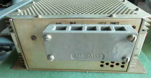 Ash734- 400hz aviation leland electrosystems inc. aircraft inverter 33.5 amps