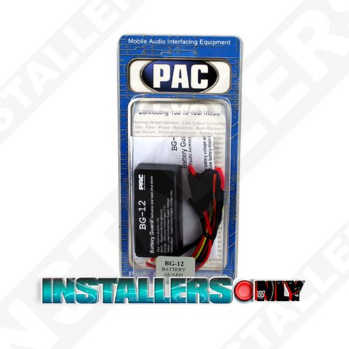 Pac bg-12 battery guard monitor load shut down bg12