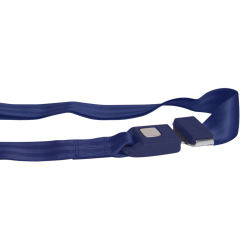 2pt dark blue lap seat belt standard buckle - eachsub vintage shoulder seats