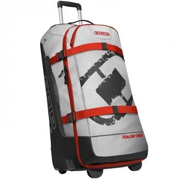 New ogio hauler 9400 wheeled chrome motocross motorcycle gear luggage bag