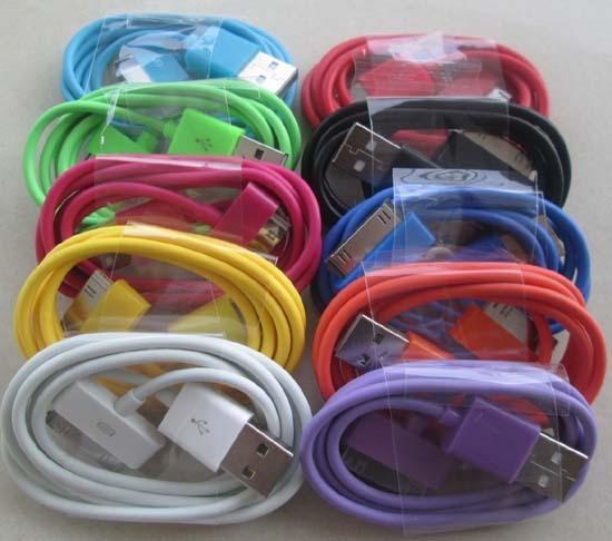 New 10pcs mixed usb data sync/chargers for iphone 