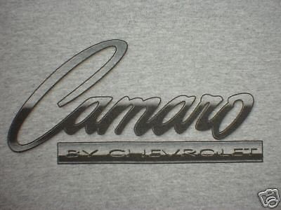 Camaro t-shirt-&#039;by chevrolet&#039; 1969 1968- -md-l-xl-xxl
