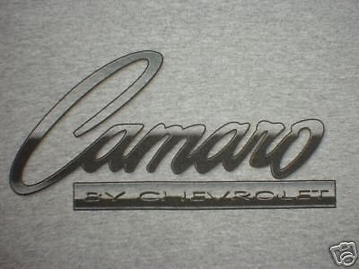 Camaro t-shirt-'by chevrolet' 1969 1968- -md-l-xl-xxl