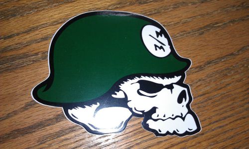 Metal mulisha decal sticker, large, 4-1/2" x 3-1/2" , facing right