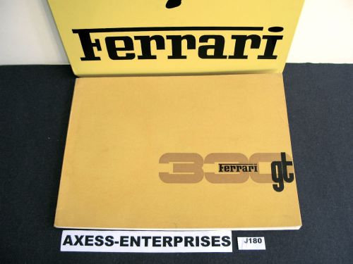 1964 - 1967 ferrari 330 gt 330gt (2+2) owners spare parts book catalogue # j180