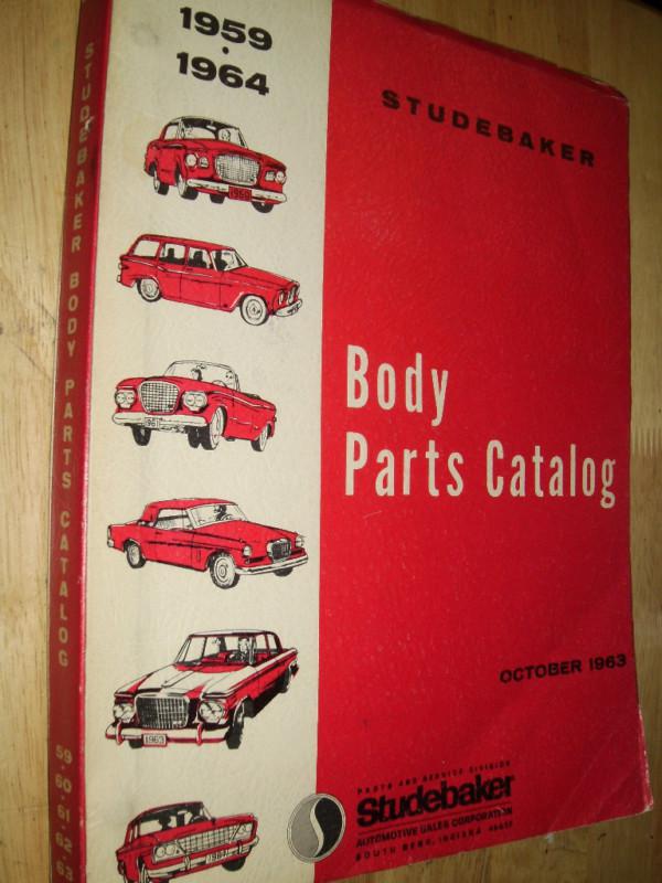 1959-1964 studebaker body parts book catalog 1960 1961 1962 1963 original book!!