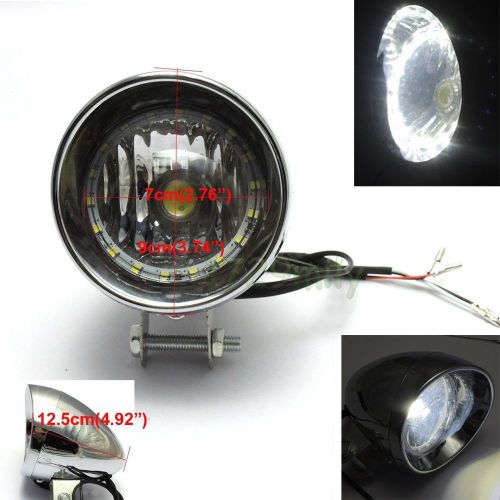 Chrome headlight lamp for harley softail dyna sportster vrod victory brand new
