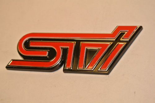 2008-2014 subaru impreza wrx sti rear (trunk) emblem grb gvb