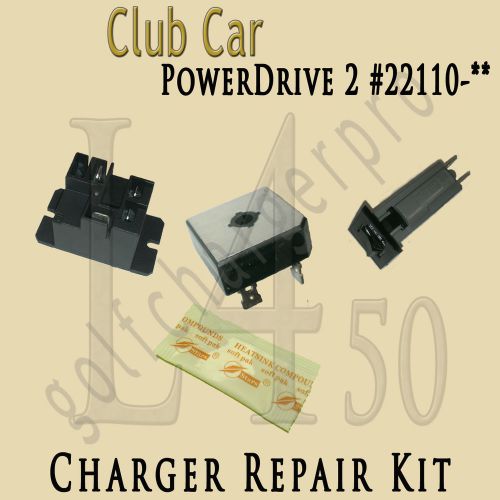Club car golf car cart powerdrive 2 charger repair kit model 22110 level 4 (50)