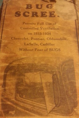 Bug screens 1933-34 pair!
