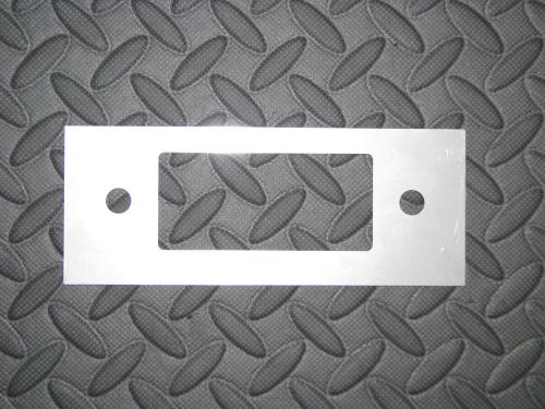 Steel shaft &amp; knob style radio dash repair restoration panel plate or faceplate