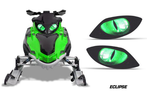 Amr racing arctic cat firecat sled snowmobile headlight stickers eye graphics eg