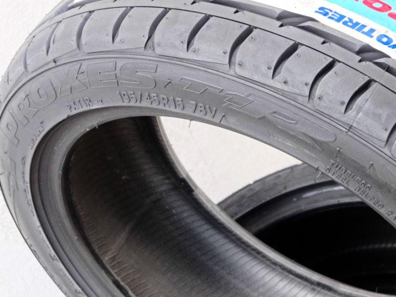 4X 195/45/15 STRETCH HELLAFLUSH TOYO PROXES T1R RADIAL LOW PROFILE TIRE SET , US $345.00, image 4