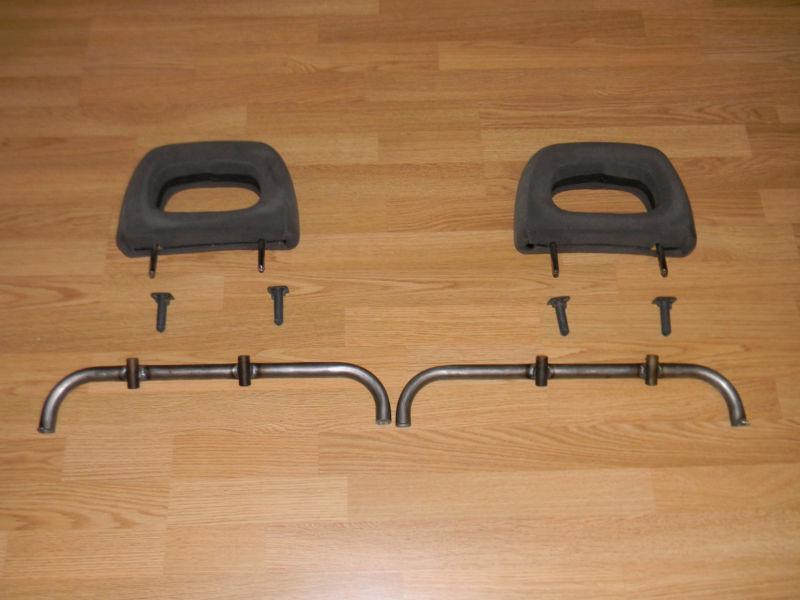 Rare oem honda civic hb 88 00 headrests with bracket eg ef ek si jdm eudm + gift