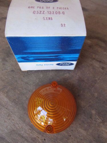 New ford 1964-1973 mustang parking lamp lens nos # c5zz 13208