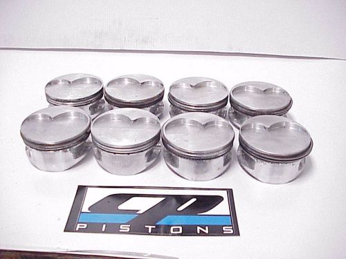 8 cp forged 18° sb chevy flatop pistons 4.140" bore 1.130" ch 927 r10