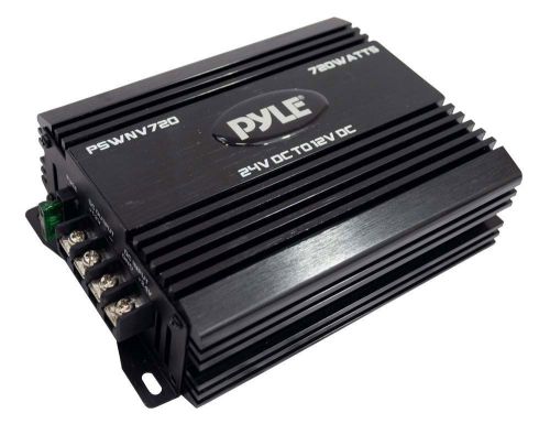 New! pyle pswnv720 720 watt 24v dc to 12v dc car power converter