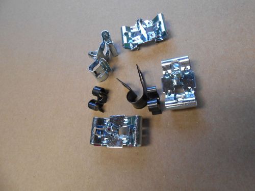 68 69 gto / lemans / skylark gas fuel line clip kit 3/8  line with return  new