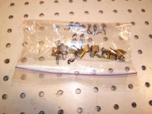 Mercedes w109,108 rear evaporator hoses mounting metal 1 set of 7 clips &amp; screws