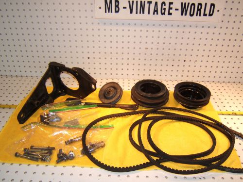 Mercedes w111,w109,w113 280se/sl 6cyl york ac mounting bracket/belt /pully 1 kit