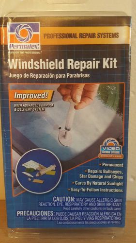 WindShield Repair Kit ~ Permatex Item # 09103 Professional & Permanent Fix NEW, US $12.79, image 1