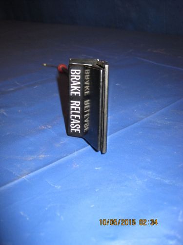 1974 - 1981 firebird/trans am emergency brake release cable